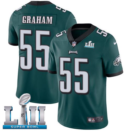 Men Philadelphia Eagles #55 Graham Green Limited 2018 Super Bowl NFL Jerseys